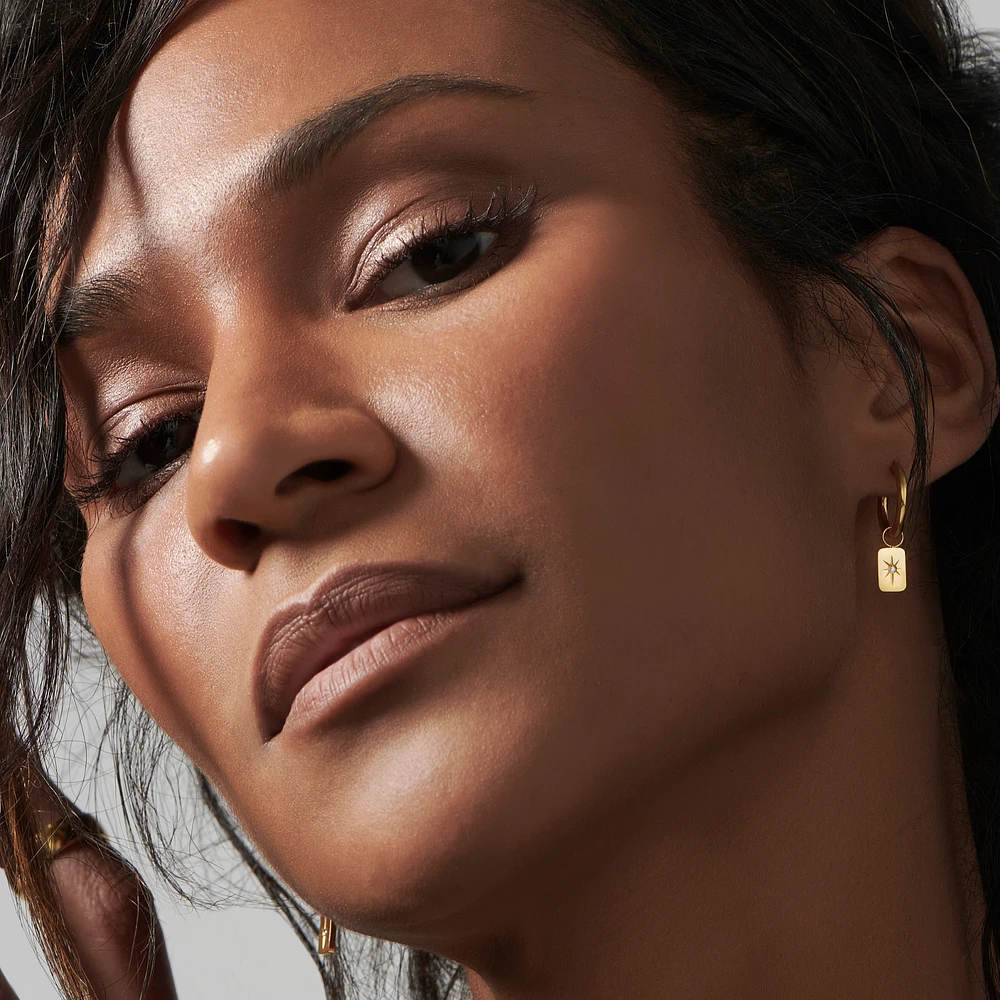 Polaris Huggie Earrings