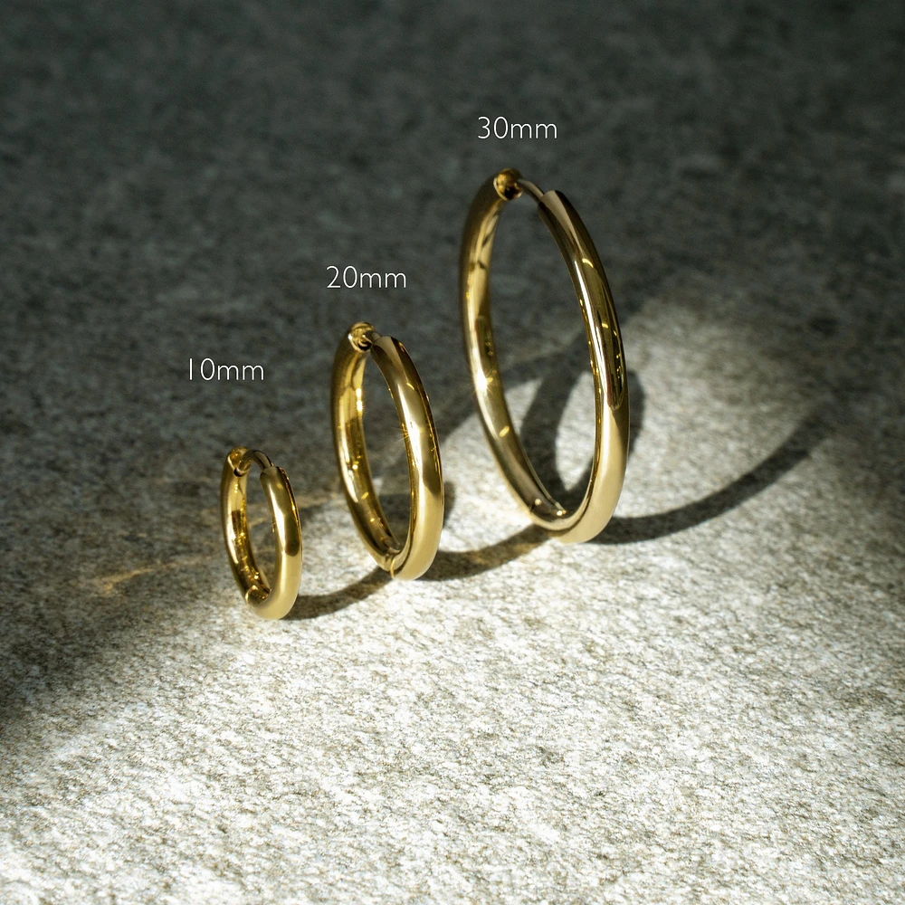 Boucles d'oreilles dormeuses unies Stacks