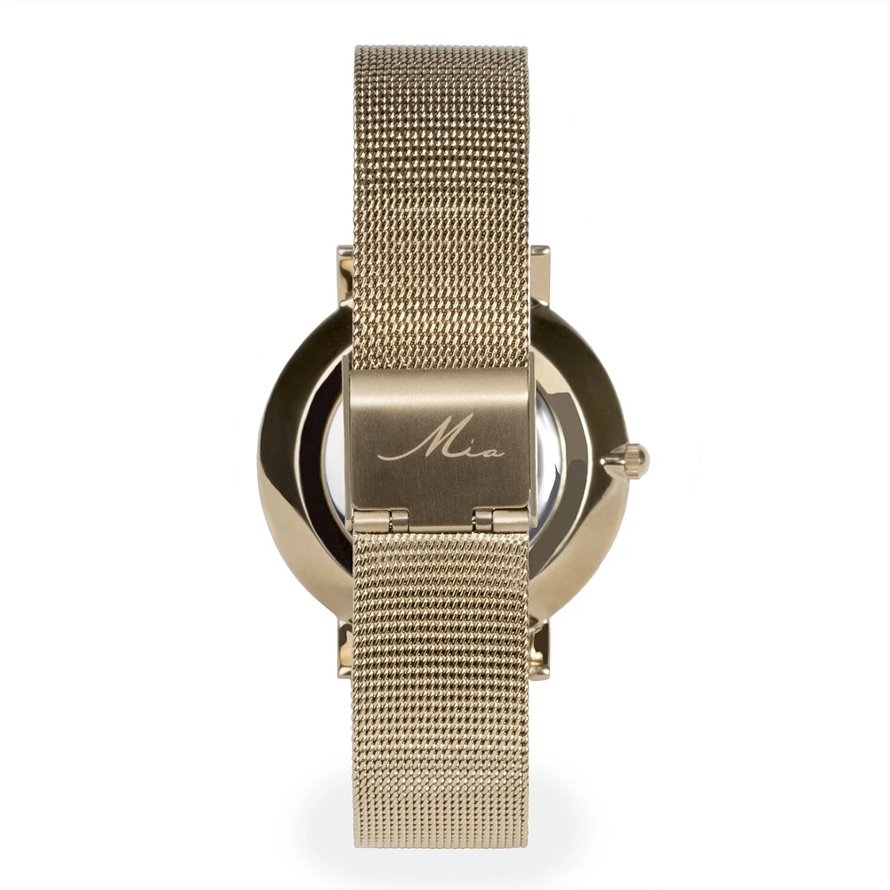 Montre mèche acier inox