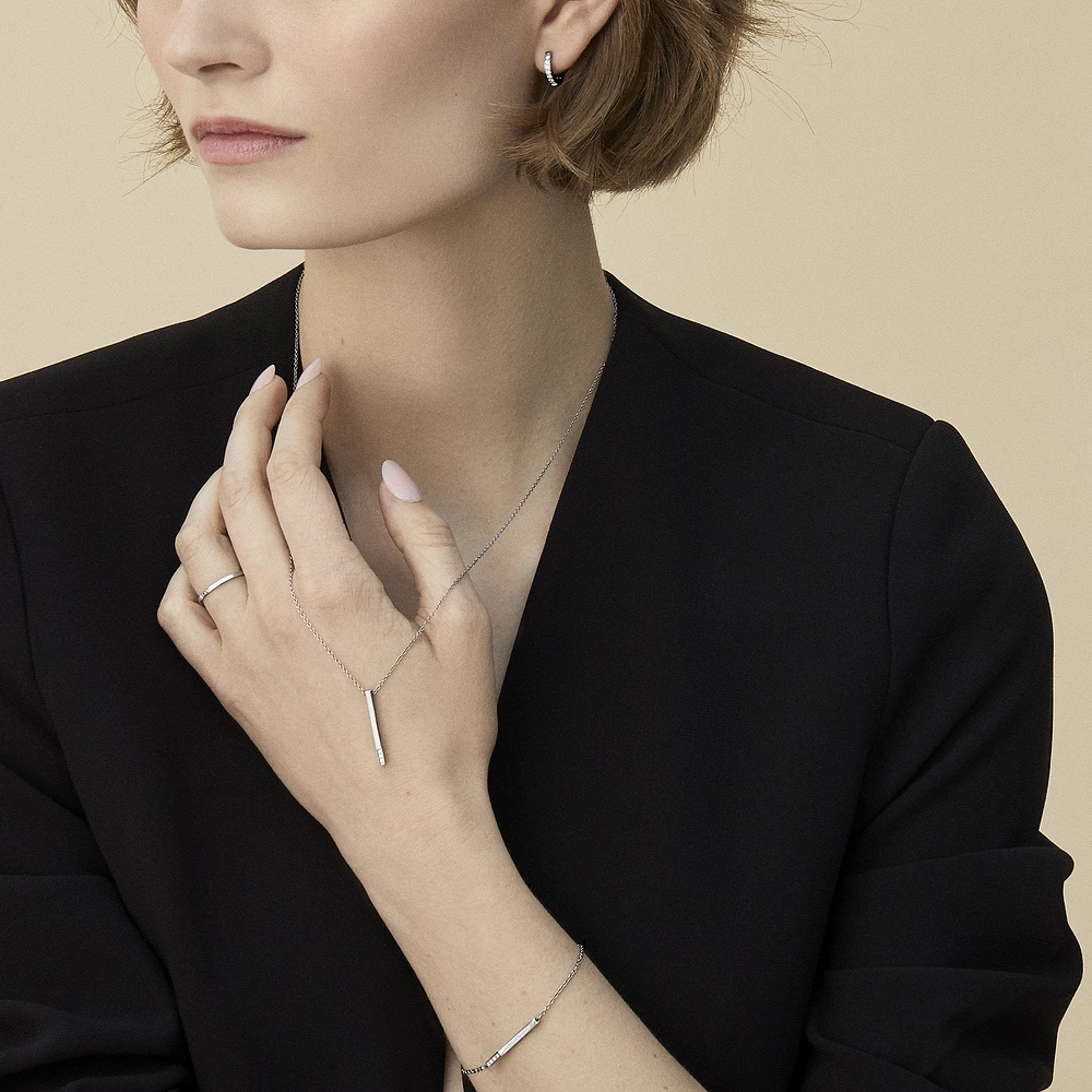 Boucles d'oreilles petites demi éternité