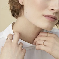 Boucles d'oreilles très petites éternité
