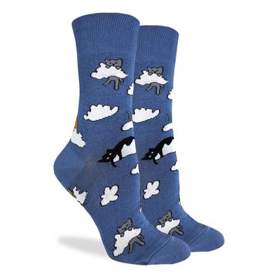 Women's Cloud Cat Crew Socks