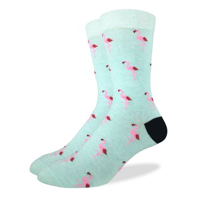 Men's Flamingo Crew Socks