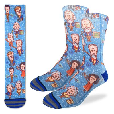 Men's Greatest Scientists Active Fit Socks