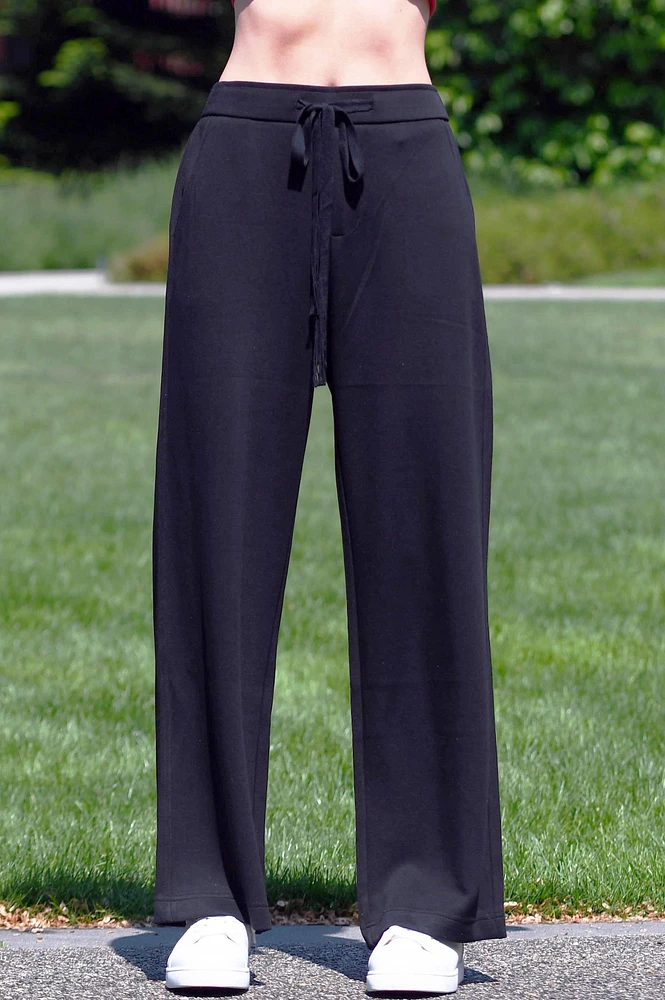 TULLE VEGAN SILK BAMBOO-BLEND PANTS