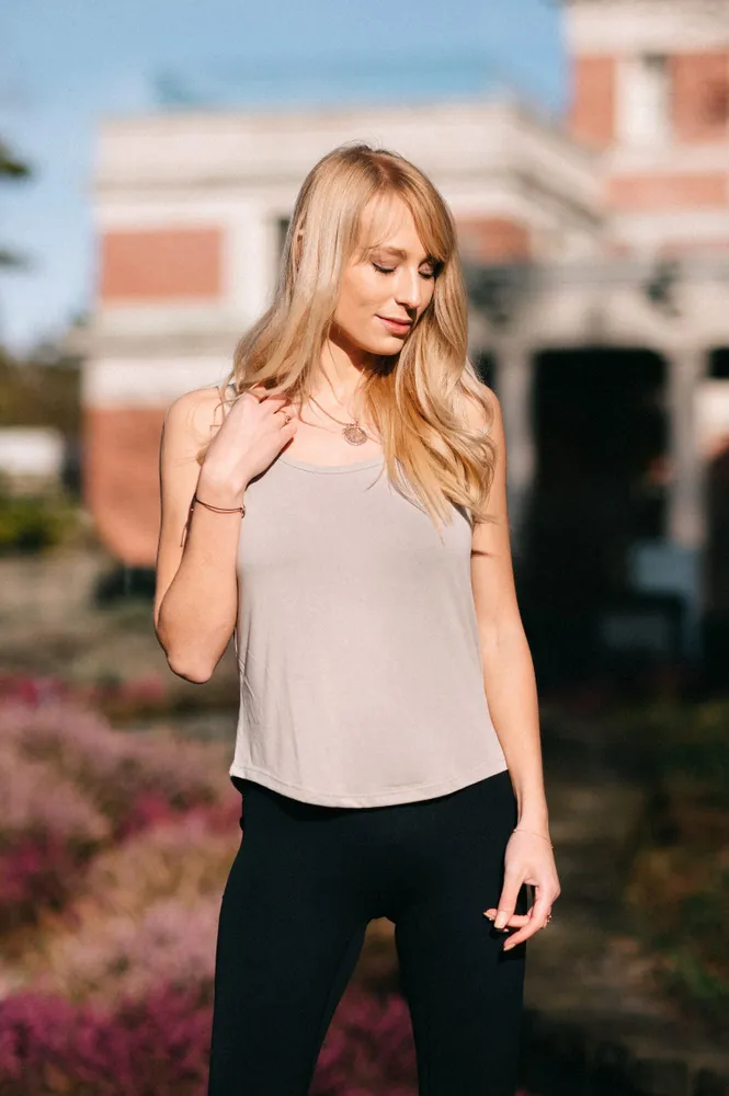 BELLE  BAMBOO TANK TOP (FINAL SALE)