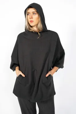 BIANCA BLANKET HOODED TUNIC (FINAL SALE)