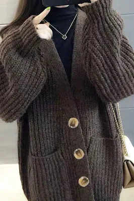 JOYCE KNIT OVERSIZE CARDIGAN