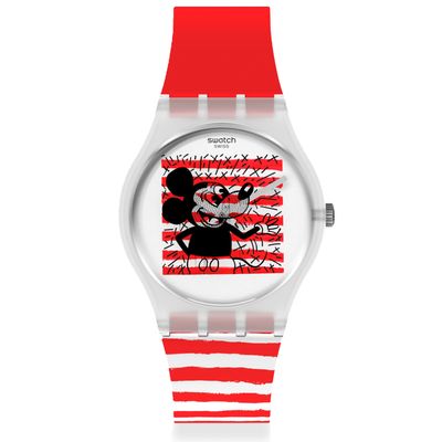 Swatch Watch 34mm - Mouse Mariniere