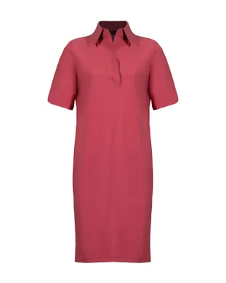 Blossom 3D Jersey Polo Dress