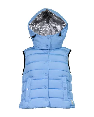 Puffy Vest with Removable Hood