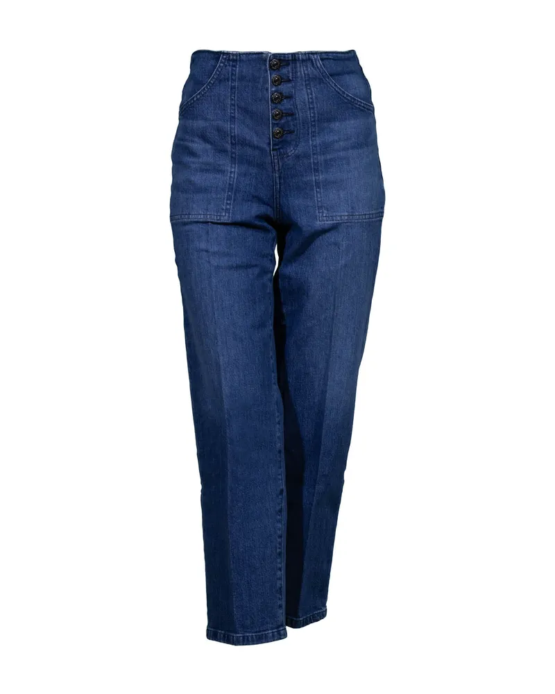 Veronica Beard Jean Crosbie Wide Leg Jeans