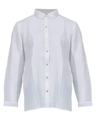 Classic Collar Cotton Ripple Shirt