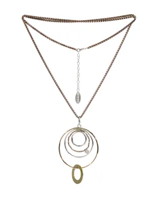 Circles and Space In Time Necklace