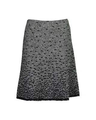 Tweed Boucle Knit Skirt