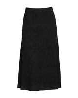 A-Line Knit Midi Skirt