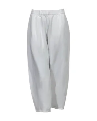 Cropped Cotton Jersey Lantern Pants