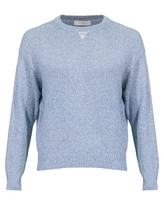 Aqua Cotton Cashmere Pullover