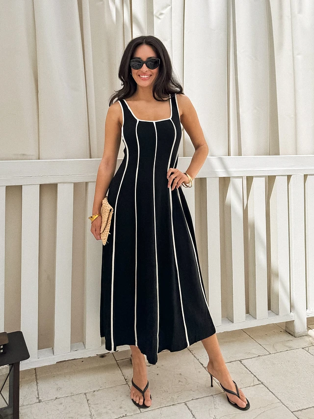 Illa illa Jolene Linen Midi Dress | Pacific City
