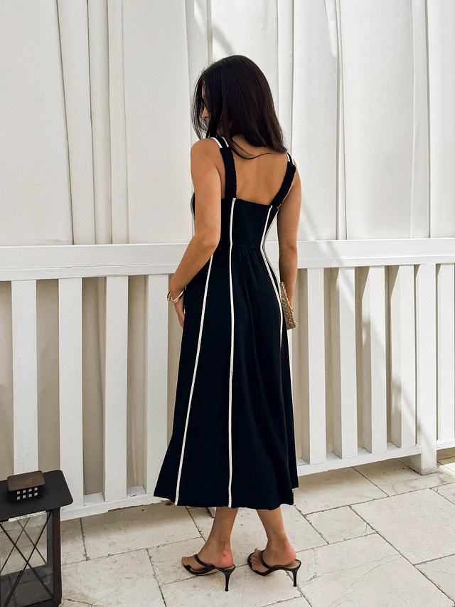 Illa illa Jolene Linen Midi Dress | Pacific City