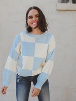 Checkered Skies Sweater
