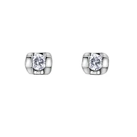 10k Gold Diamond Stud Earrings