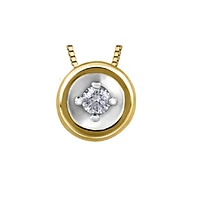 10k Yellow Gold Diamond Necklace