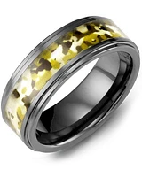 Mens Ceramic & Camo Band