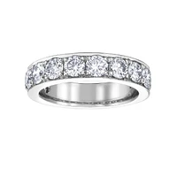 10k White Gold 2.00ctw Diamond Anniversary Band