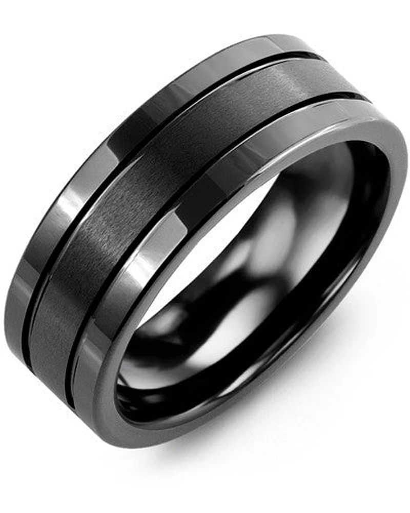 Mens Ceramic Band