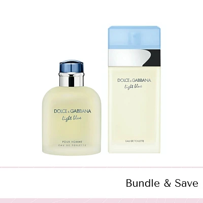 Dolce & Gabbana Light Blue + Light Blue Pour Homme Bundle