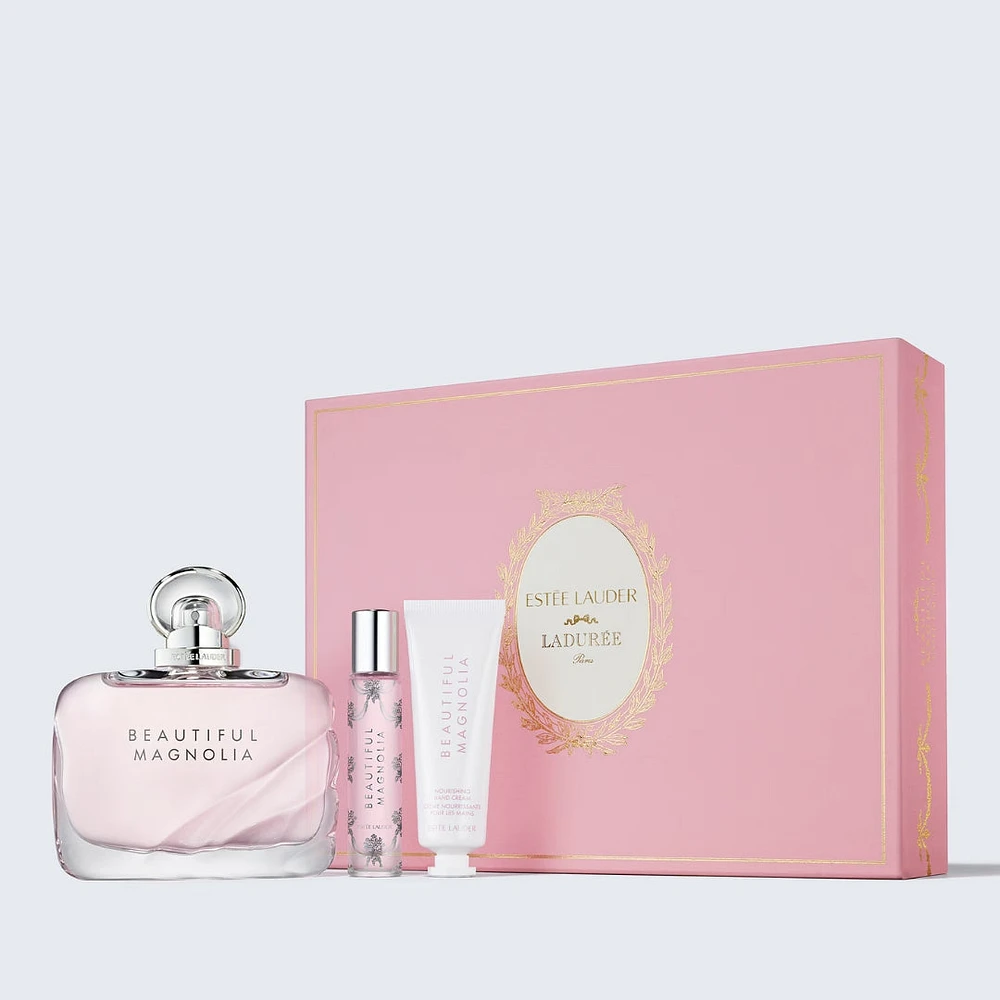 Estée Lauder x Ladurée Beautiful Magnolia | Moments Of Love Fragrance Set