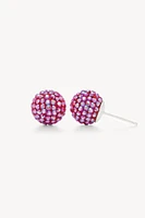 10mm Sparkle Ball Earrings - Cyber Sparkle