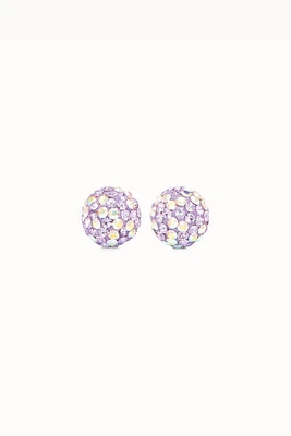 8mm Sparkle Ball Earrings