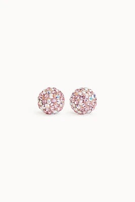 8mm Sparkle Ball Earrings
