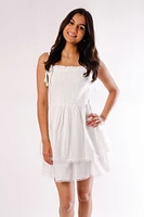 Aurora Eyelet Mini Dress