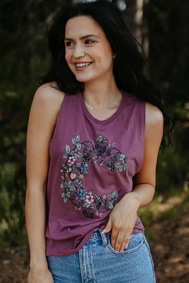 Berry Moon Muscle Tank