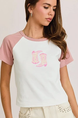 Cowboy Boots Baby Tee