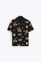 Cowboy Casino Vice Button-Up