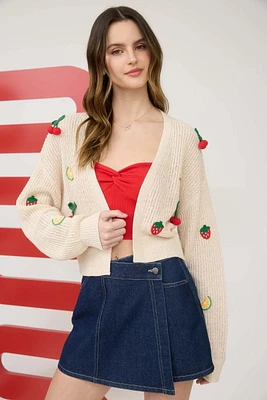 Crochet Fruit Tart Cardigan