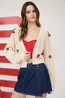 Crochet Fruit Tart Cardigan