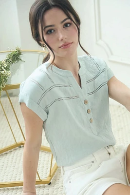 Crochet Trim Top