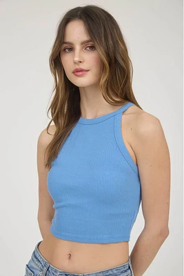 Crop Halter Tank Top