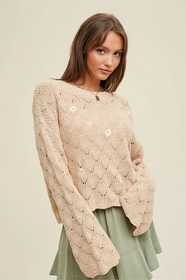 Daisy On My Mind Sweater