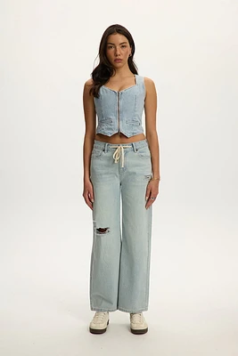 Dion Baggy Low-Rise Jeans