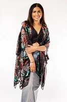 Floral Velvet Kimono