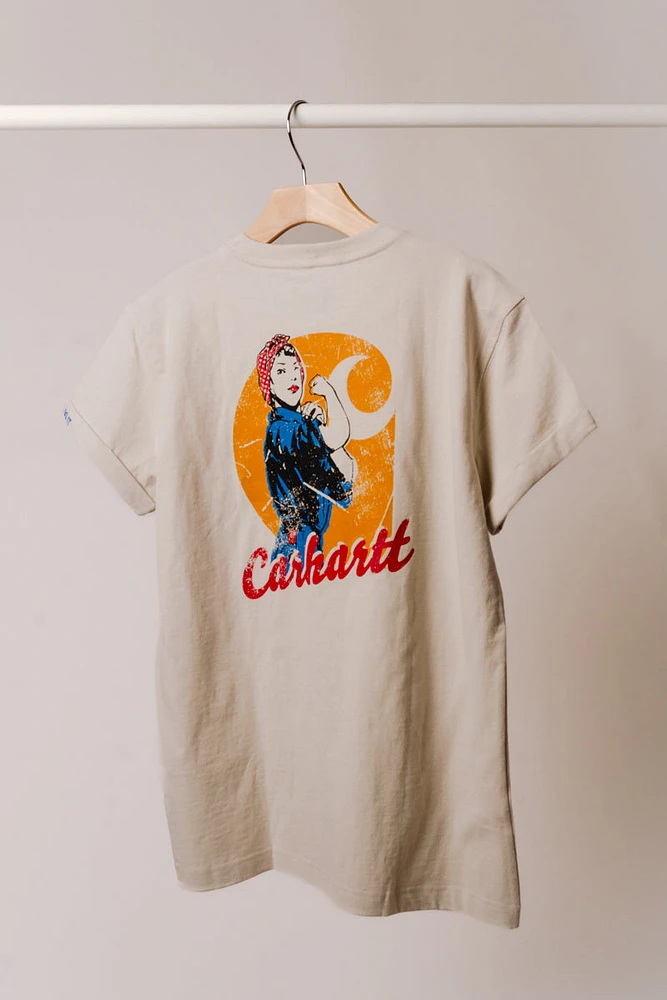 Loose Fit Heavyweight "Rosie" Graphic Tee