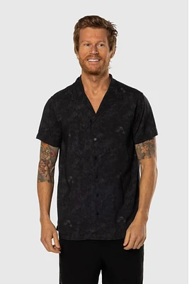 Marble Black Vice Button Up Shirt