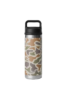 Rambler 18 oz Bottle with Chug Cap - Tan Camo