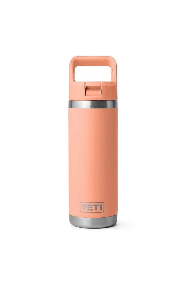 Rambler 18 oz Straw Bottle - Lowcountry Peach